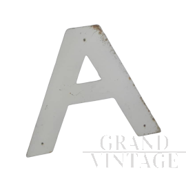 Vintage iron letter A for sign, 1950s              