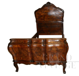Baroque style single bed from the early 1900s