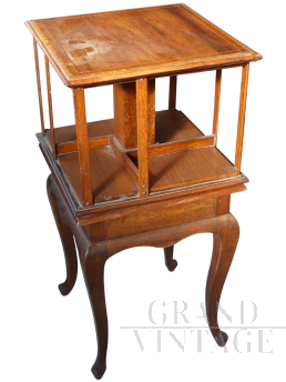 Vintage revolving bookcase from the 1930s