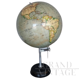 Vintage globe by G.B. Paravia, Italy 1920s