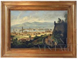 Messina, painting by E. Ferrante, Posillipo school, oil on canvas