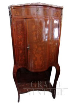Tall antique bookcase in Napoleon III style