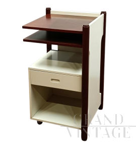 Modular telephone stand cabinet from the 1960s