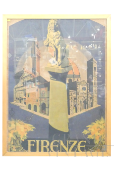 Florence advertising poster by Livio Apolloni, 1920