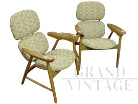 1970 ARMCHAIRS with ashtray