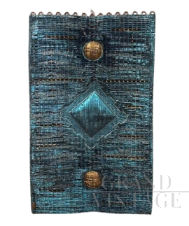 Decorative sculptural panel by M'horò from the Scudi series