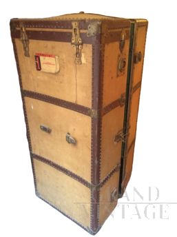 Antique travel trunk