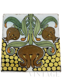 Cantagalli tile from the early 1900s
