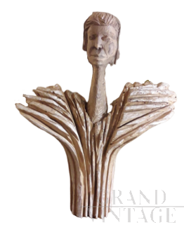 Andreoli - Two-faced Janus sculpture