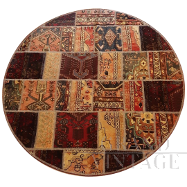 Vintage Persian Round Carpet