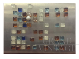 Luminous Wall Panel Made by Progetto Arte Poli, circa 1970