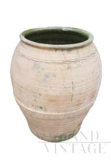 Antique terracotta jar, 19th century
