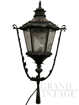 Two outdoor lampposts from the 1800s