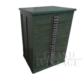 1950s typography drawer unit                            