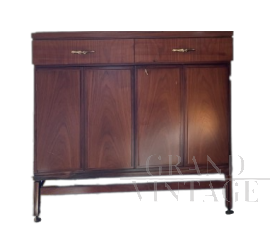 Small vintage rosewood sideboard, 1950s             