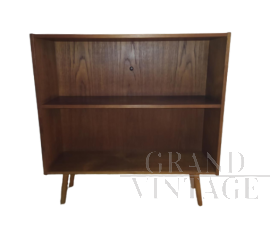 Small vintage Danish open bookcase from the 1960s