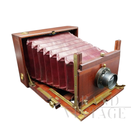 Rare antique 13x18 bellows camera, L. Gaumont et Cie, 1905