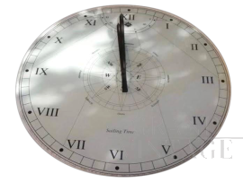 Large Sailing Time wall clock in Murano glass