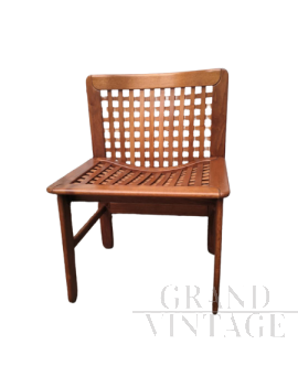 Vintage 60s design chair in bent beech, attributable to Rossi di Albizzate