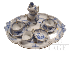 Porcelain coffee set by Herend Hungary for two people