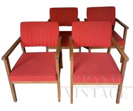 Set of 4 design armchairs by Canadian Atlas Furniture