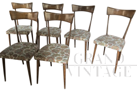 Set of 6 Ico Parisi chairs, 1950s