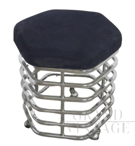 Mid-century  stool with wheels, 1960