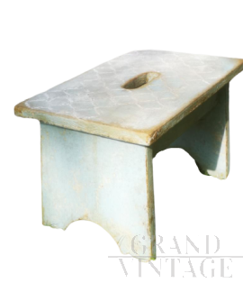 Decorated Shabby Chic bench footrest stool
