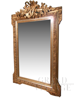 Antique gilded mirror circa 1870