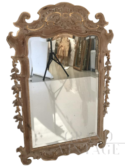 Late 19th century style mirror with pickled effect