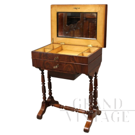19th century mahogany sewing table