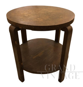 Art Deco walnut coffee table