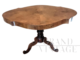 Antique biscuit table from the 19th century, Louis Philippe era