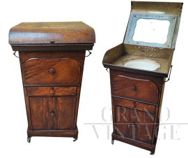 Antique French wash stand from the late 19th century