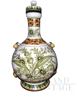 Pilgrim's bottle vase in Bassano ceramic