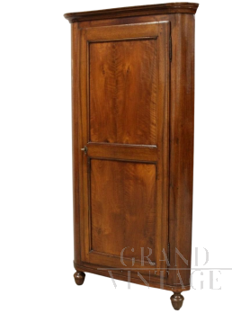 Angoliera cantonale Luigi Filippo in noce, Italia '800                            