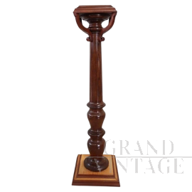 Colonna classica in rovere anni '80                            