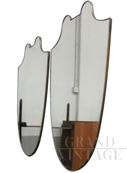 Coppia di grandi specchi, Italia anni '60