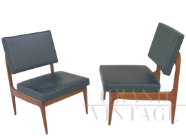 Pair of Anonima Castelli armchairs, 1950s