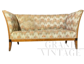 Divano antico del '700 di epoca Luigi XVI in noce                            