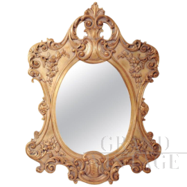 Grande specchio ovale stile Luigi Filippo