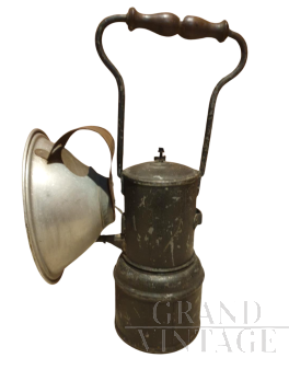 Vintage carbide lamp for different uses