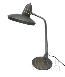 Lampada da tavolo vintage attribuita a Sarfatti in stile industriale, anni '60                            