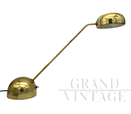 Lampada da tavolo vintage in ottone                            