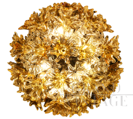 Floral Sphere Chandelier by Toni Zuccheri for Venini                    
                            