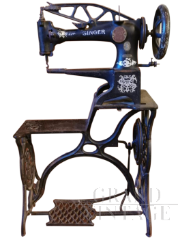 Macchina da cucire da calzolaio Singer vintage modello 29K1