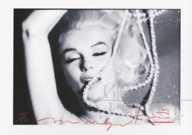 Foto di Bert Stern - Marilyn Monroe: The last sitting Pearls, firmata