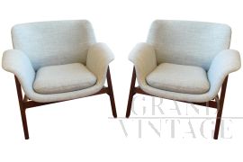 Gianfranco Frattini armchairs, 50s