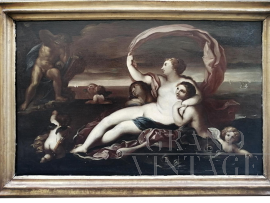Triumph of Galatea painting - Giovanni Maria Galli known as Bibiena