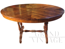 Antique walnut table, early 19th century